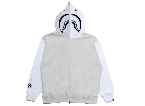 A Bathing Ape Shark Full Zip Hoodie #1 M in Grey Fashion