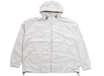 A Bathing Ape Solid Color Nylon Hooded Jacket in Grey For Discount