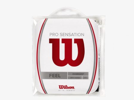 Wilson Pro Feel Sensation Overgrips PACK (12X) for Padel & Tennis Rackets [WS] Online Sale