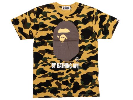 A Bathing Ape 1st Camo by Bathing Ape Tee in Yellow For Sale