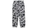 A Bathing Ape Heather Grey Camo Sweatpants on Sale