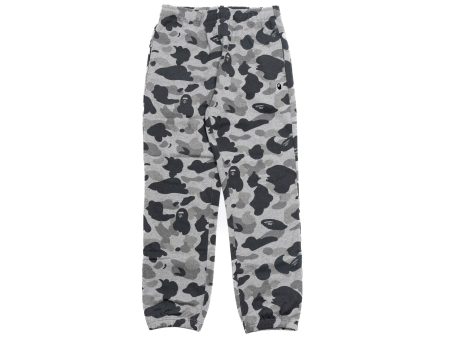 A Bathing Ape Heather Grey Camo Sweatpants on Sale