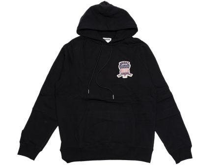 Avirex Icon Hoodie in Black Cheap