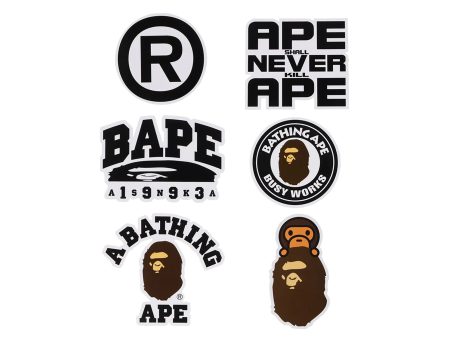 A Bathing Ape Sticker Set Discount