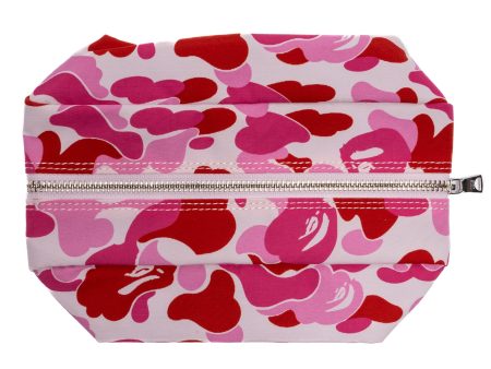 A Bathing Ape ABC Camo Flight Pouch in Pink Supply