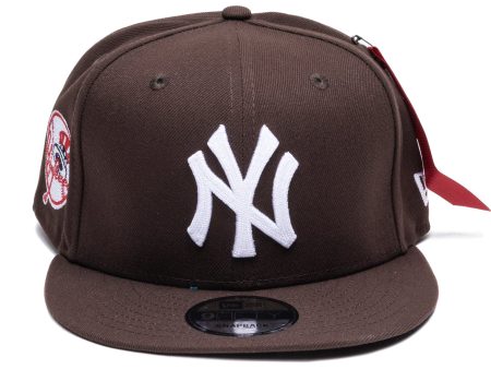 New Era Alpha Industries New York Yankees Snapback Hat in Brown Online