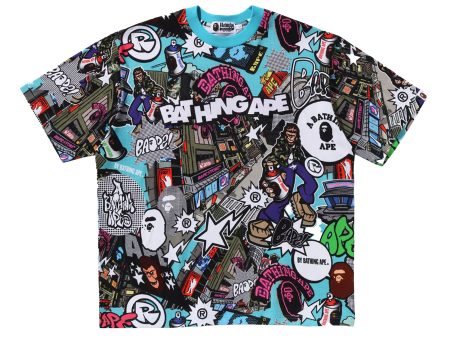 A Bathing Ape Comic Art Relaxed Fit Tee Online Sale