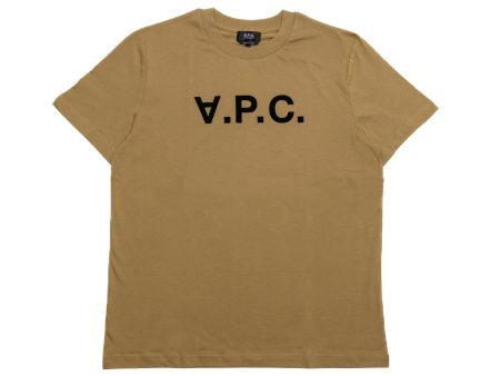 A.P.C. Standard Grand VPC Tee in Tabac Sale