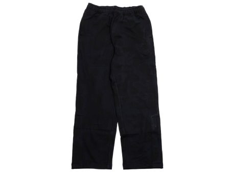 A Bathing Ape Ink Camo Wide Leg Snap Detail Track Pants in Black Sale