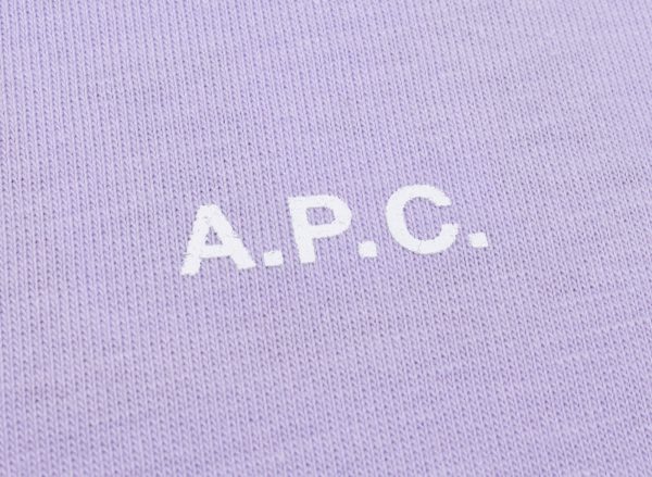 A.P.C. Kyle T-Shirt in Lavender on Sale