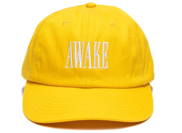 Awake NY Logo Hat in Yellow on Sale