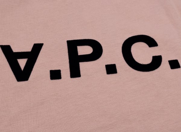 A.P.C. Standard Grand VPC Tee in Rose For Discount