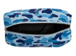 A Bathing Ape ABC Camo Flight Pouch in Blue Online