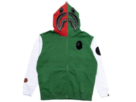 A Bathing Ape Shark Full Zip Hoodie  Italy  Supply