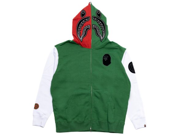 A Bathing Ape Shark Full Zip Hoodie  Italy  Supply