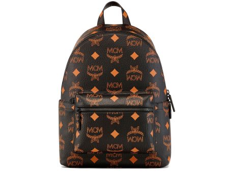 MCM Medium Stark Backpack in Black Online Sale