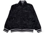 A Bathing Ape Solid Camo Bathing Ape Logo Relaxed Fit Track Jacket in Black on Sale