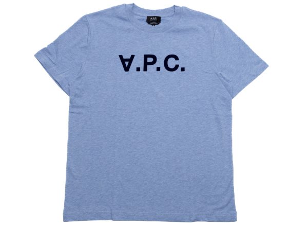 A.P.C. Standard Grand VPC Tee in Bleu Supply