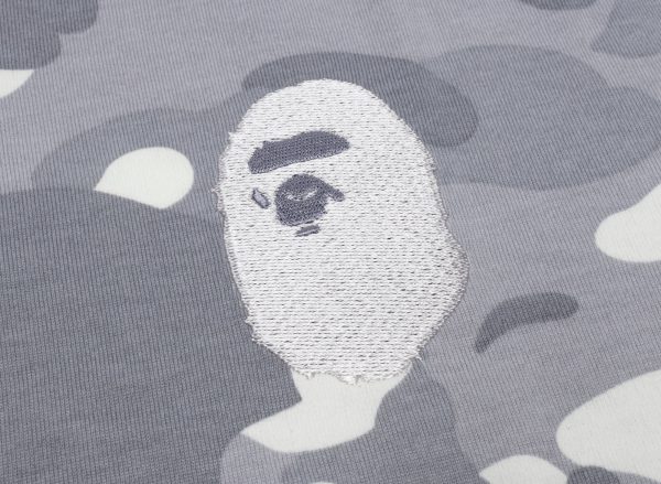 A Bathing Ape City Camo Large Ape Head Tee in Grey Online now