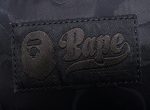 A Bathing Ape Tonal Solid Camo Waist Bag in Black For Sale