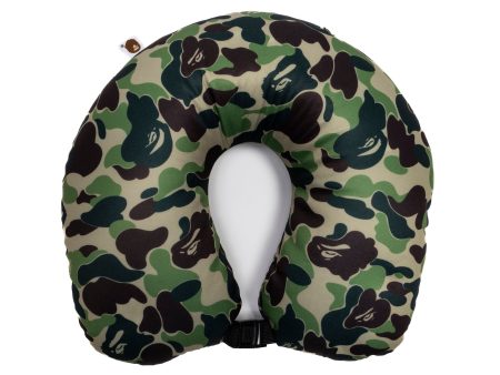 A Bathing Ape ABC Camo 2Way Ape Head Neck Pillow in Green Discount