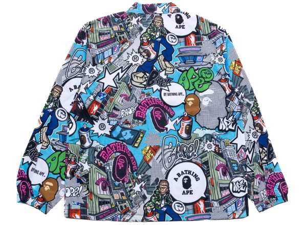 A Bathing Ape Comic Art Coach Jacket Sale