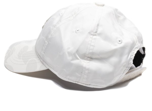 A Bathing Ape Tonal Solid Camo Cap in Ivory For Sale