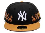 New Era Floral Vine New York Yankees Fitted Hat Fashion