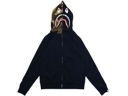 A Bathing Ape 1st Shark Full Zip Hoodie in Navy xld Online now