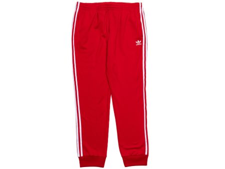 Adidas AdiColor Superstar Joggers in Red Online Sale