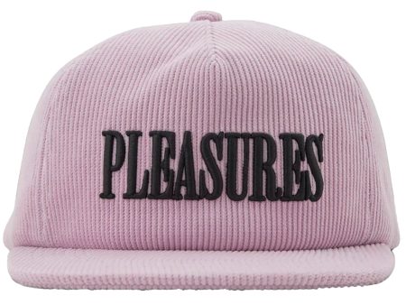 Pleasures Onyx Corduroy Snapback in Lavender Hot on Sale