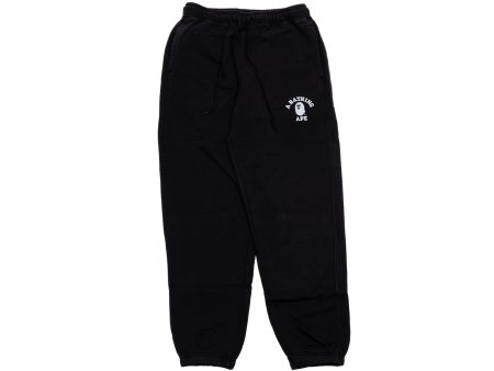 A Bathing Ape College One Point Overdye Pants in Black For Cheap