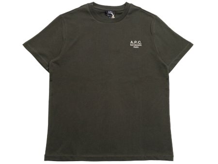 A.P.C. Standard Rue Madame Tee in Olive For Discount