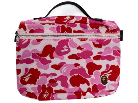 A Bathing Ape ABC Camo Music Pouch in Pink Discount