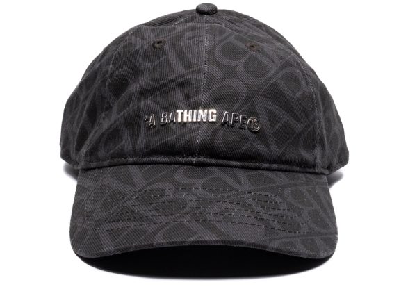 A Bathing Ape Sport Monogram Cap in Black Supply