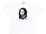 A Bathing Ape Art Print Jacquard Tee in White Online Sale