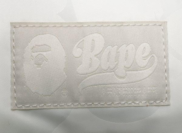 A Bathing Ape Tonal Solid Camo Shoulder Bag in Ivory Online now