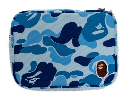 A Bathing Ape ABC Camo Amenity Pouch in Blue Online Hot Sale