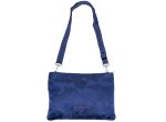 A Bathing Ape Tonal Solid Camo Shoulder Bag in Navy For Discount