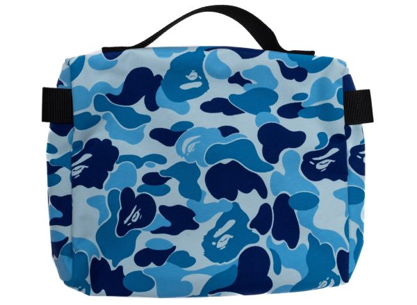 A Bathing Ape ABC Camo Music Pouch in Blue For Discount