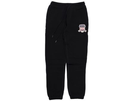 Avirex Icon Jogger Pants in Black Online