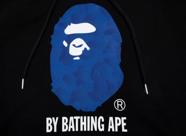 A Bathing Ape Ink Camo by Bathing Ape Pullover Hoodie in Black Supply