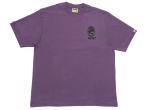 A Bathing Ape Camo Stone Ape Head Relaxed Fit Tee in Purple Online Hot Sale