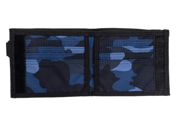 A Bathing Ape Porter Color Camo Wallet in Navy Discount