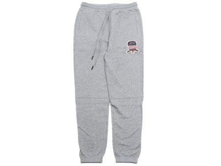 Avirex Icon Jogger Pants in Heather Grey Cheap