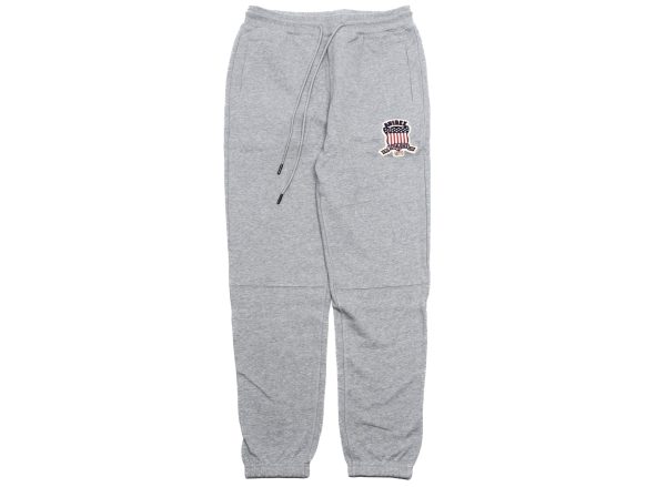 Avirex Icon Jogger Pants in Heather Grey Cheap