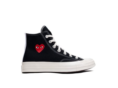 GS Converse Comme des Garçons Play Chuck 70 Hi in Black Online Sale