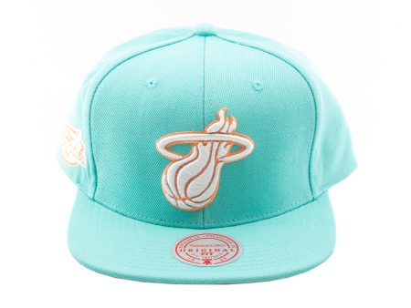 Mitchell & Ness NBA Ocean Dreams Miami Heat Snapback Fashion