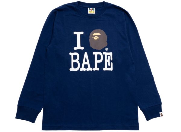 A Bathing Ape I Love Bape L S Tee For Cheap