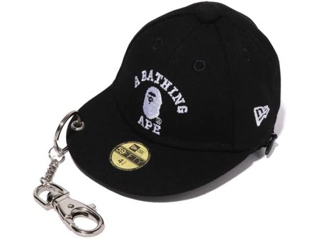 A Bathing Ape College New Era Cap Keychain Eco Bag in Black For Sale